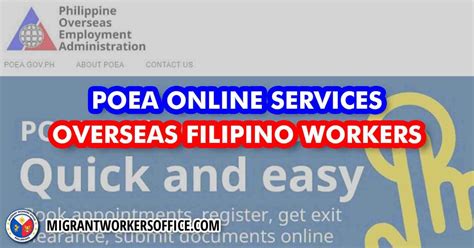 poea bohol|POEAOnlineServices.